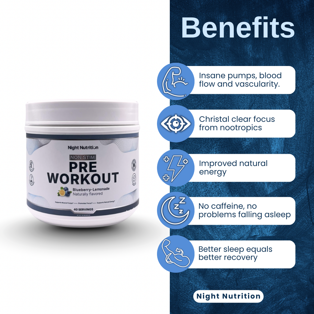 Night Nutrition Non-Stim Pre Workout