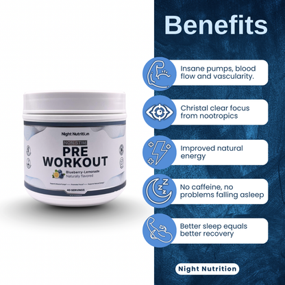 Night Nutrition Non-Stim Pre Workout
