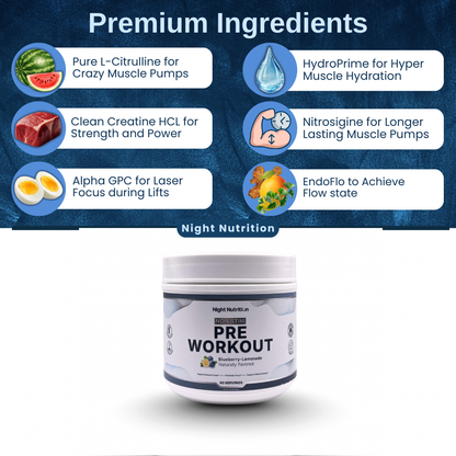 Night Nutrition Non-Stim Pre Workout