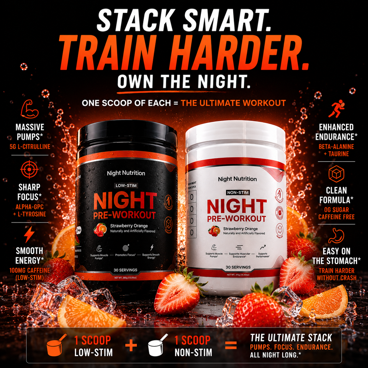 Night Nutrition Stim + Non-Stim Bundle