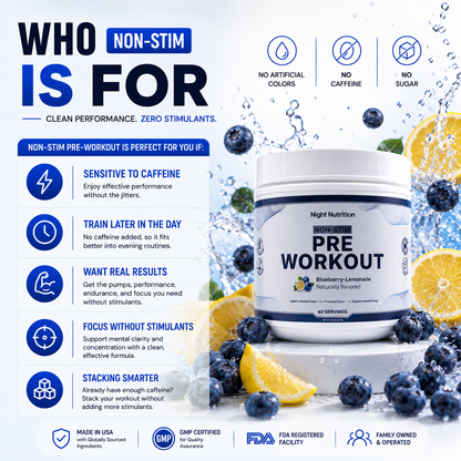 Night Nutrition Non-Stim Pre Workout