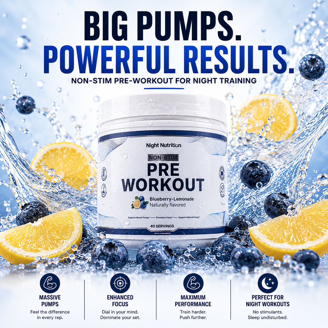 Night Nutrition Non-Stim Pre Workout