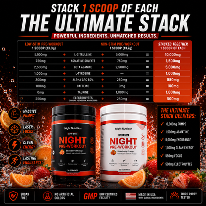 Night Nutrition Stim + Non-Stim Bundle