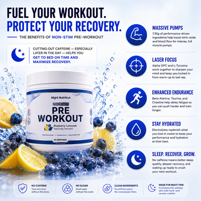 Night Nutrition Non-Stim Pre Workout