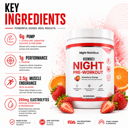 Night Nutrition Non-Stim Pre Workout