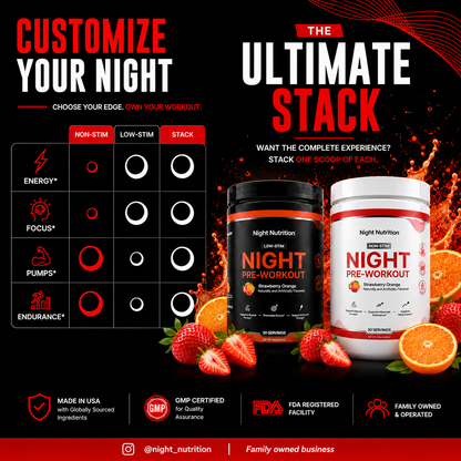 Night Nutrition Stim Pre Workout